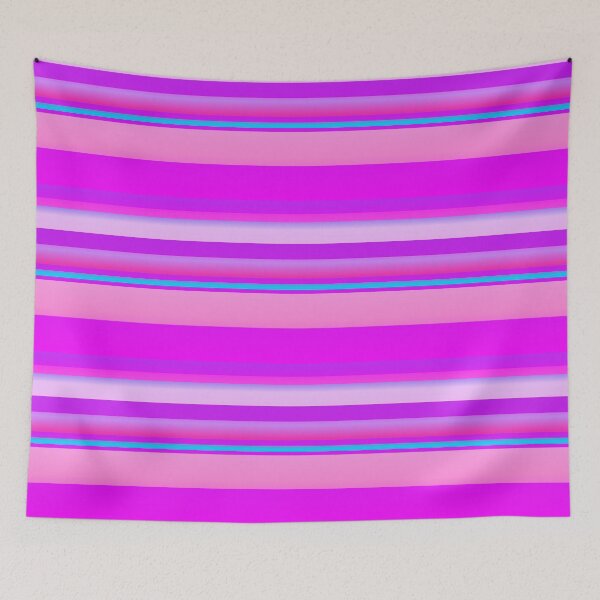 Item preview, Purple color palette horizontal striped | purple magenta striped designed and sold by lausn.