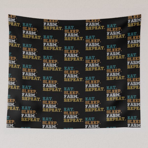Item preview, Eat Sleep Farmer Repeat - Farmer Design designed and sold by TJOutfitters.