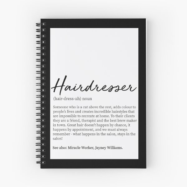 Item preview, Hairdresser Noun Definition art designed and sold by sellexxf69.