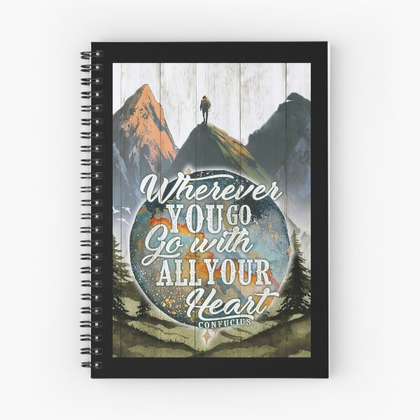 Item preview, Hiking - Go With All Your Heart Wherever You Go   designed and sold by cevyl49.