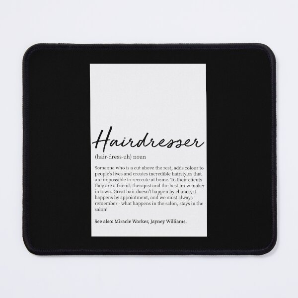 Item preview, Hairdresser Noun Definition art designed and sold by sellexxf69.