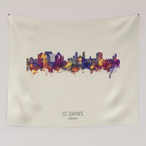 Item preview, St John's Canada Skyline designed and sold by ArtPrints.