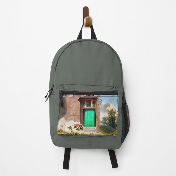 Item preview, Tiny house green door designed and sold by fizzribbit.