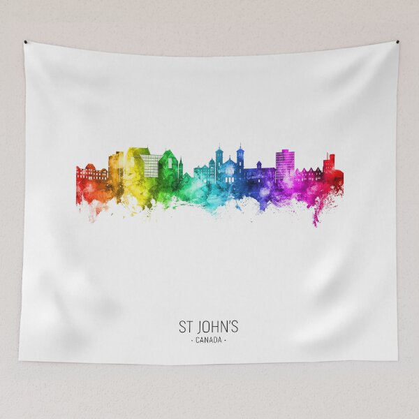 Item preview, St John's Canada Skyline designed and sold by ArtPrints.