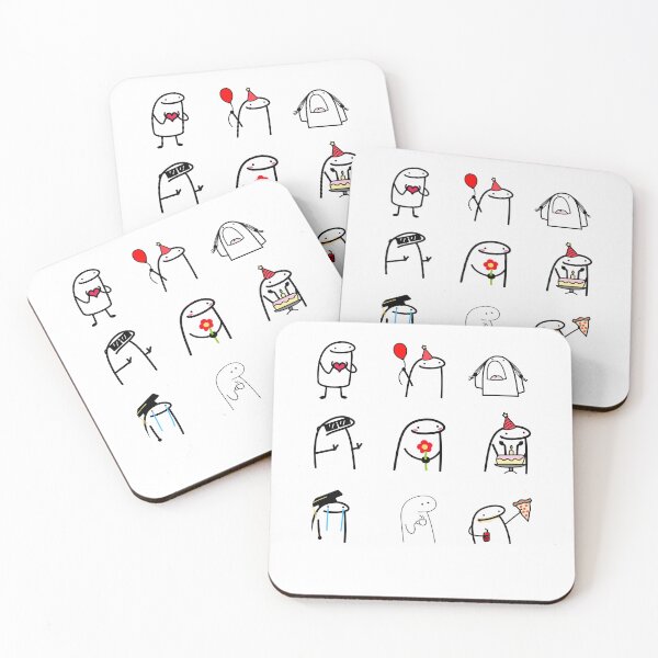 Item preview, Flrok sticker set 9 - Memes  designed and sold by YSINSHOP ⭐⭐⭐⭐⭐.