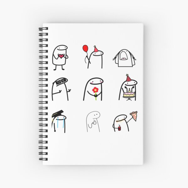 Confused Flork meme Spiral Notebook for Sale by onlyheba in 2023