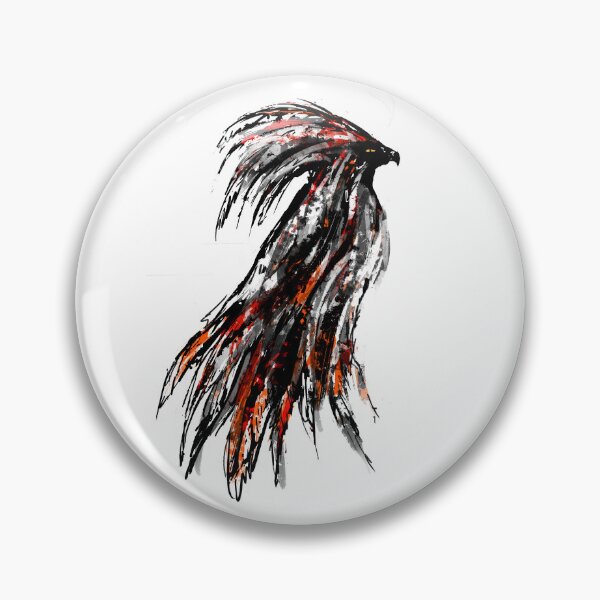 Item preview, Ink Phoenix with Burning Flames designed and sold by Area31Studios.