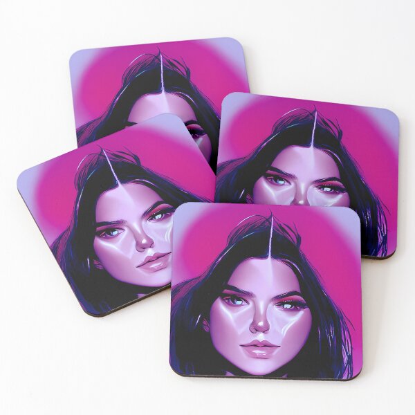 Item preview, Kendall Jenner face portrait | AI generated art designed and sold by MichelangeloAI.