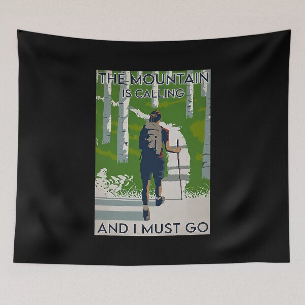 Item preview, Hiking The Mountain Is Calling And I Must Go  designed and sold by toniobnd51.