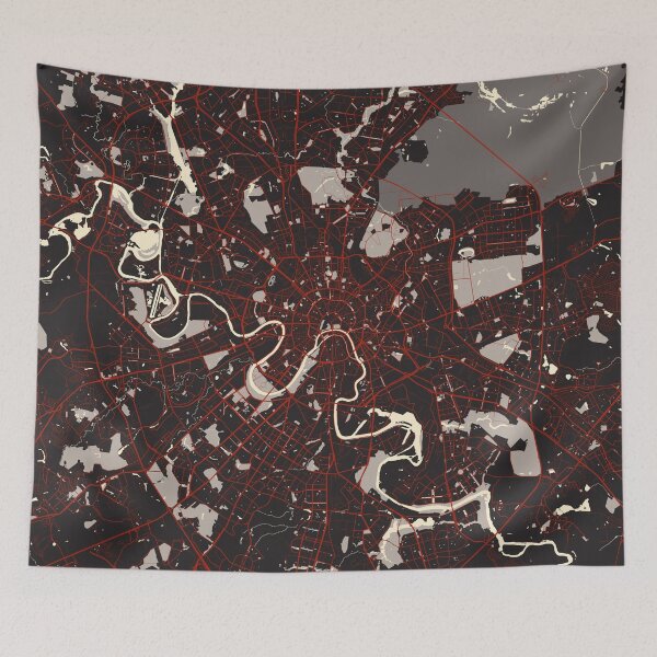 Item preview, Moscow City Map of Russia - Vector designed and sold by deMAP.