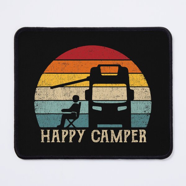 Item preview, Happy Camper RV Camping Retro Sun 70s 80s designed and sold by BennetJaco.