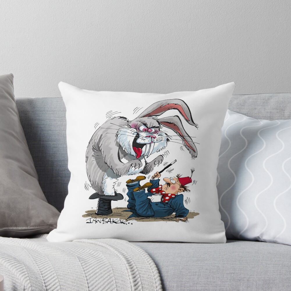 Item preview, Throw Pillow designed and sold by IanBakerToons.