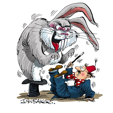 Artwork thumbnail, Demon Rabbit by IanBakerToons