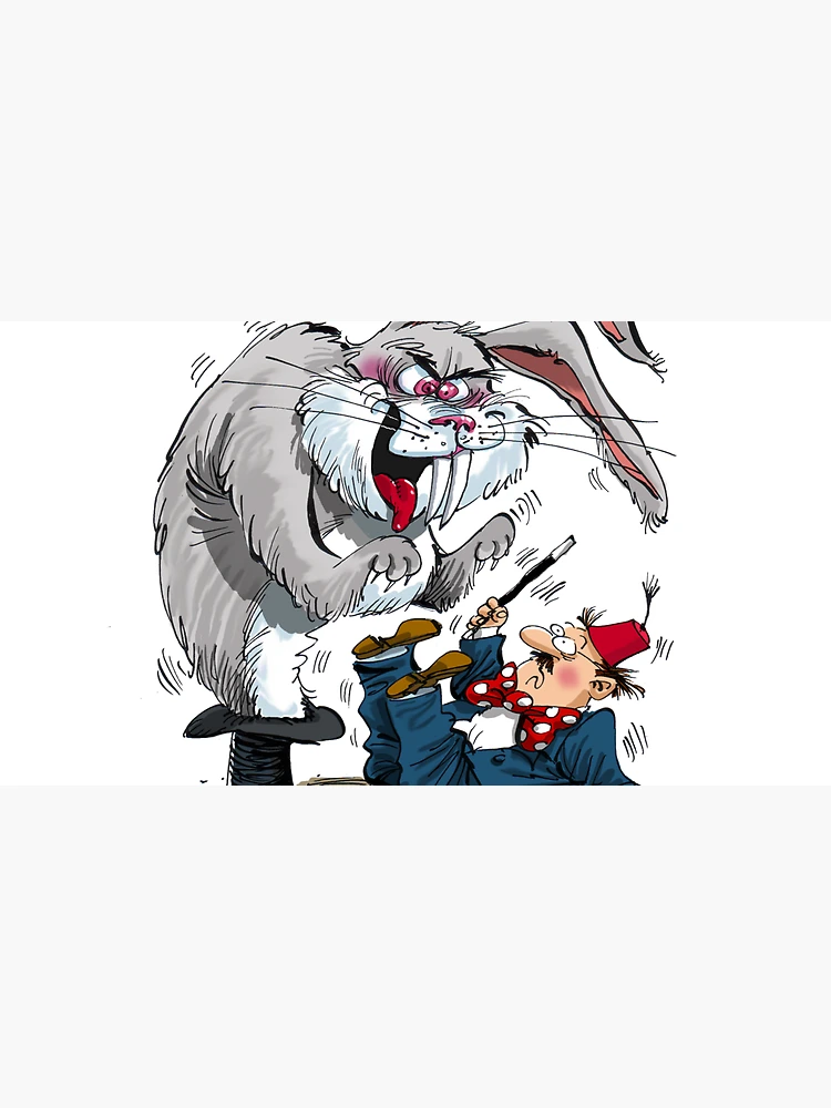 Thumbnail 3 of 3, Cap, Demon Rabbit designed and sold by IanBakerToons.