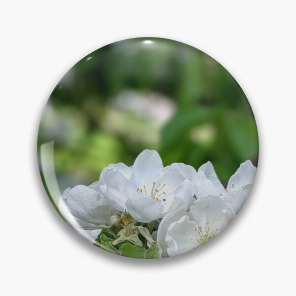Item preview, A tender apple tree blooms in a summer garden. designed and sold by HelgaScand.