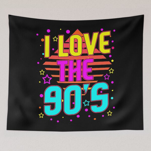 Item preview, I Love The 90's I Heart The Nineties 1990's designed and sold by nwaja-art.