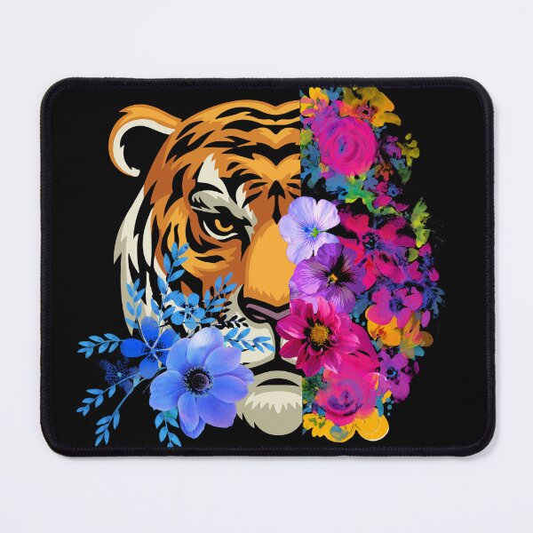 Item preview, Tiger & Flowers designed and sold by ThePeanutSeries.