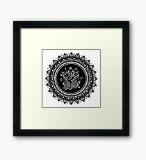 Bouquet Mandala Framed Print