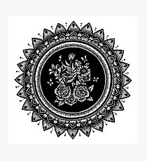 Bouquet Mandala Photographic Print