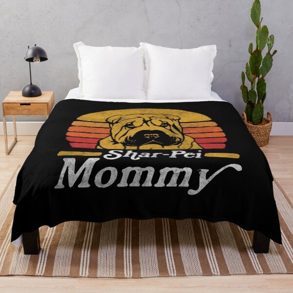 Item preview, Retro Vintage Shar Pei Mommy designed and sold by More Cute Dogs.