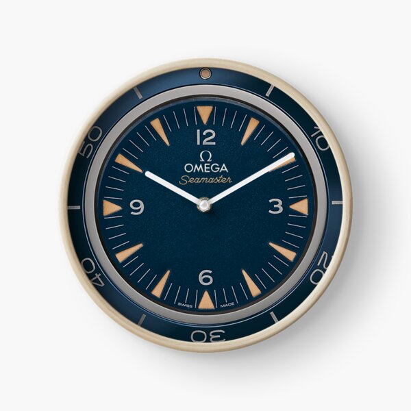 Blue Gold Seamaster Clock