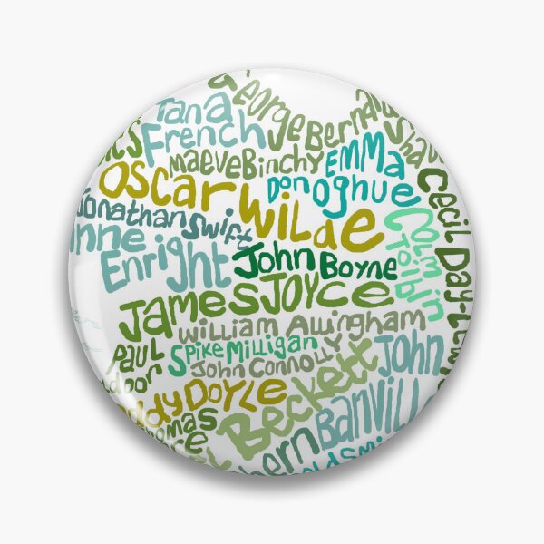 Item preview, Map of Ireland's writers designed and sold by IanBakerToons.