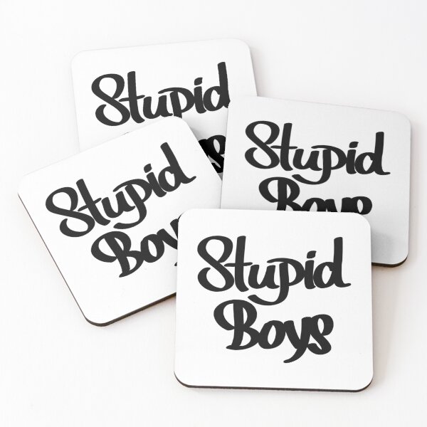 Item preview, Stupid boys   designed and sold by LuluMackDes1.