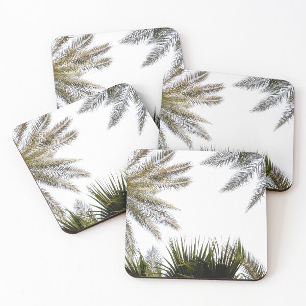 Item preview, Palm branches against the sky on a hot summer day. designed and sold by HelgaScand.