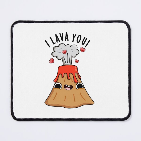Item preview, I Lava You Funny Volcano Puns  designed and sold by punnybone.