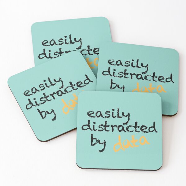 Item preview, easily distracted by data designed and sold by HouseOfBert.