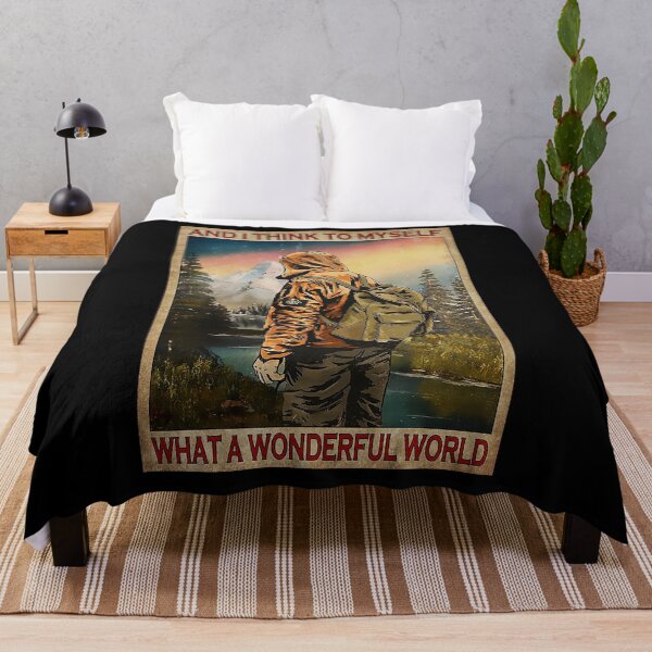 Item preview, Hiking And I Think To Myself What A Wondeful World designed and sold by reenea84.