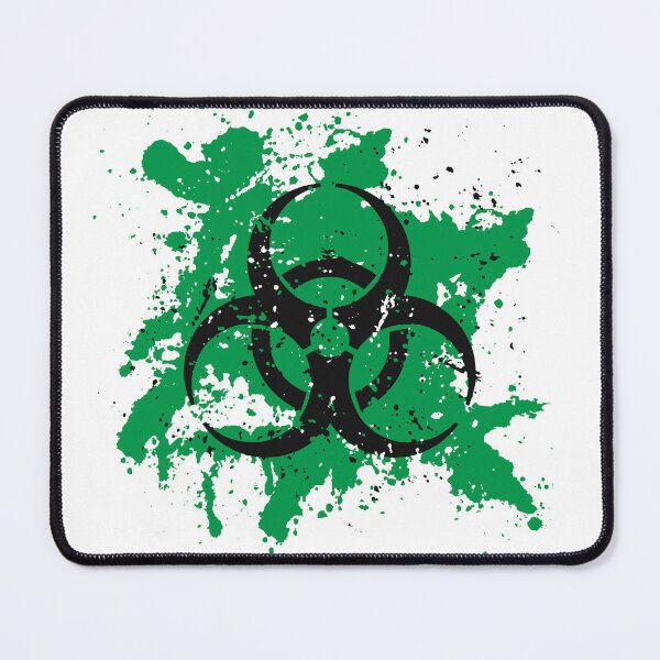 Item preview, Splatter Effect Biohazard Symbol in Green designed and sold by iscaStudioArt.