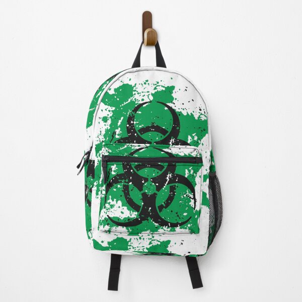 Item preview, Splatter Effect Biohazard Symbol in Green designed and sold by iscaStudioArt.