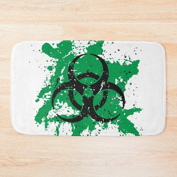 Item preview, Splatter Effect Biohazard Symbol in Green designed and sold by iscaStudioArt.