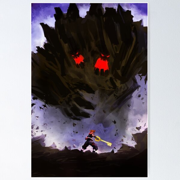 Vista previa del artículo con la obra «Sora vs. Titan», diseñado y vendido por EmoryArt.