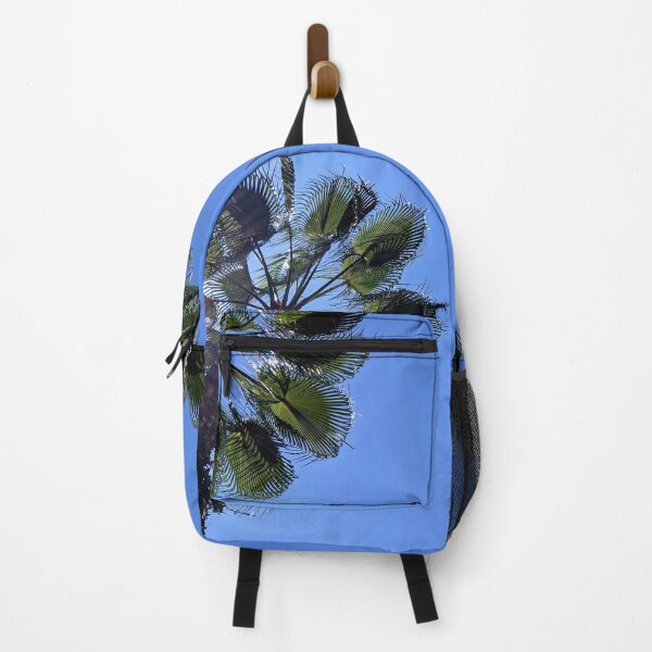 Item preview, Palm trees against a clear blue sky. designed and sold by HelgaScand.