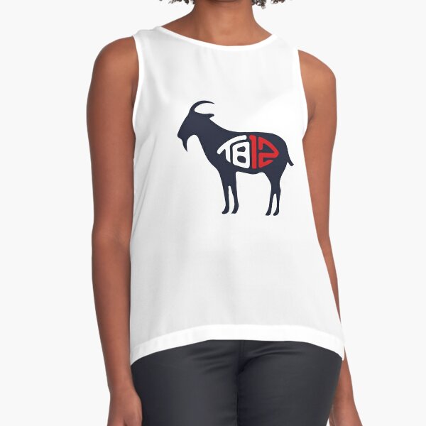 tom brady goat Sleeveless Top for Sale by DominiceMorgan