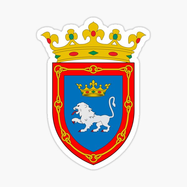 Escudo de armas de Pamplona, España Pegatina