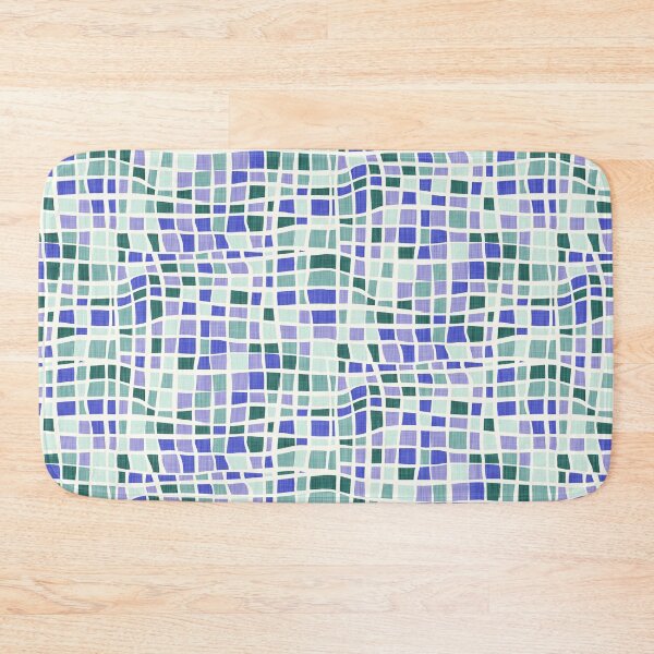Item preview, Pool Side Check - Blue designed and sold by appleyards.