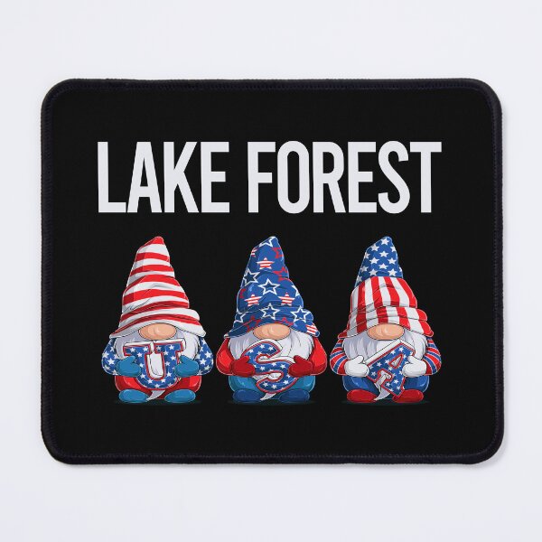 Item preview, Happy USA Gnomes Lake Forest designed and sold by xaviajames9.