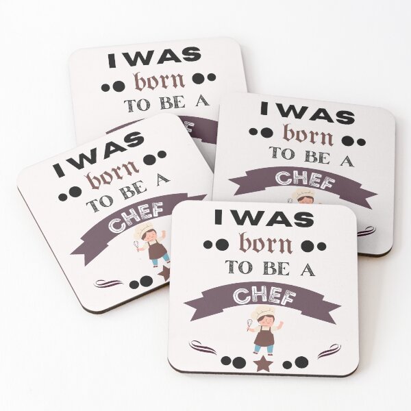 Item preview, I was born to be a Chef designed and sold by Nature's Palette.