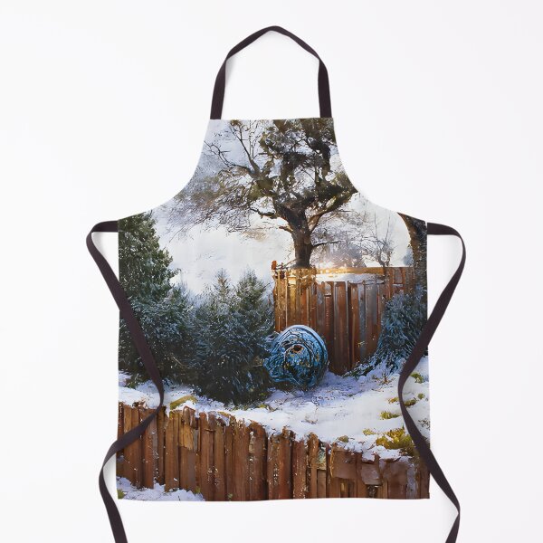 Item preview, Vallas abstractas en invierno con planta de enebro designed and sold by fizzribbit.