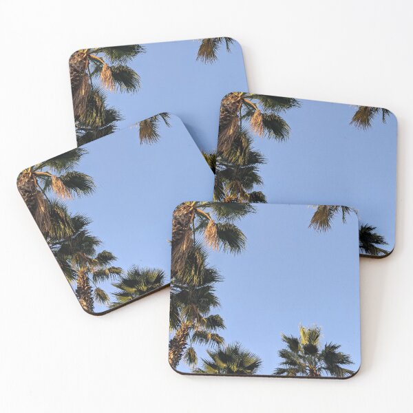 Item preview, Palm trees against a clear sky at sunset. designed and sold by HelgaScand.