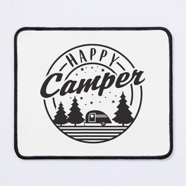Item preview, Happy Camper Trees Stars And Camp Trailer designed and sold by BennetJaco.