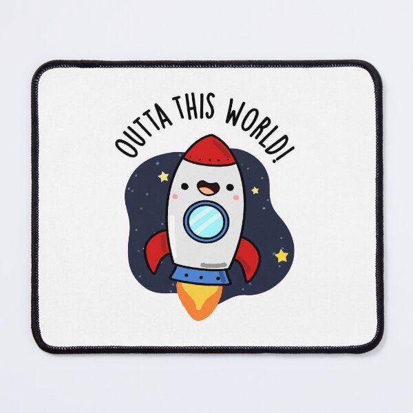 Item preview, Outta This World Funny Rocket Puns  designed and sold by punnybone.