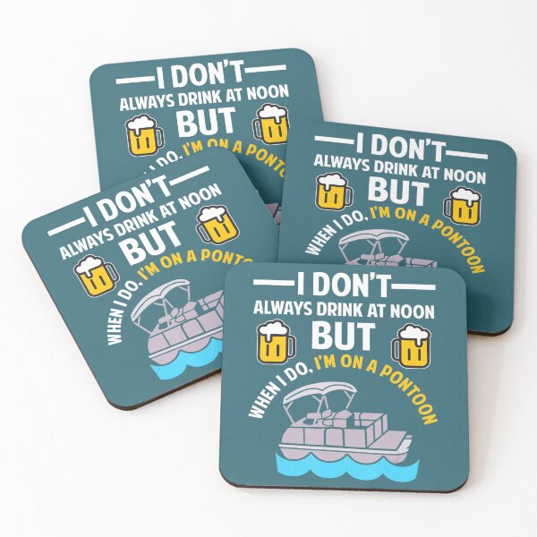Item preview, Pontoon Boat Vacation Beer Drinking designed and sold by ZinGoi.