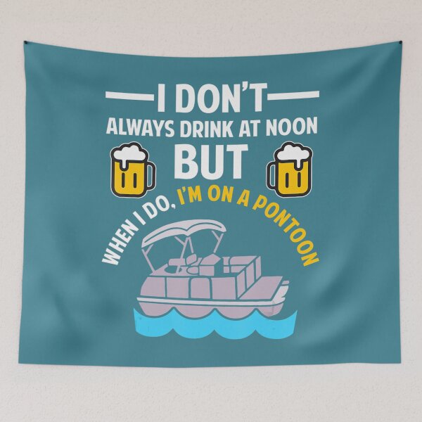 Item preview, Pontoon Boat Vacation Beer Drinking designed and sold by ZinGoi.