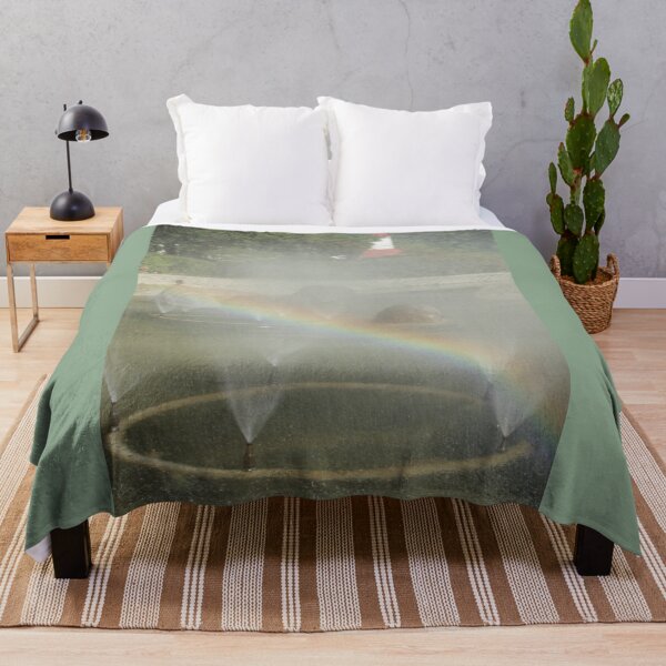Item preview, Rainbow in a park fountain designed and sold by AIfun135.