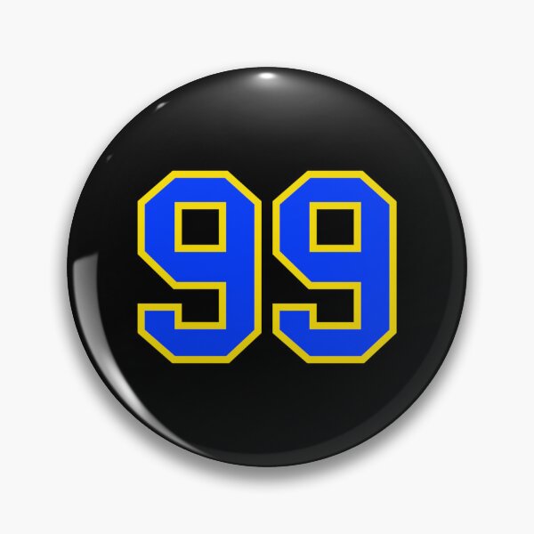 Item preview, Sports Jersey Blue Yellow Number 99 Classic T-Shirt designed and sold by felyn3gloria.