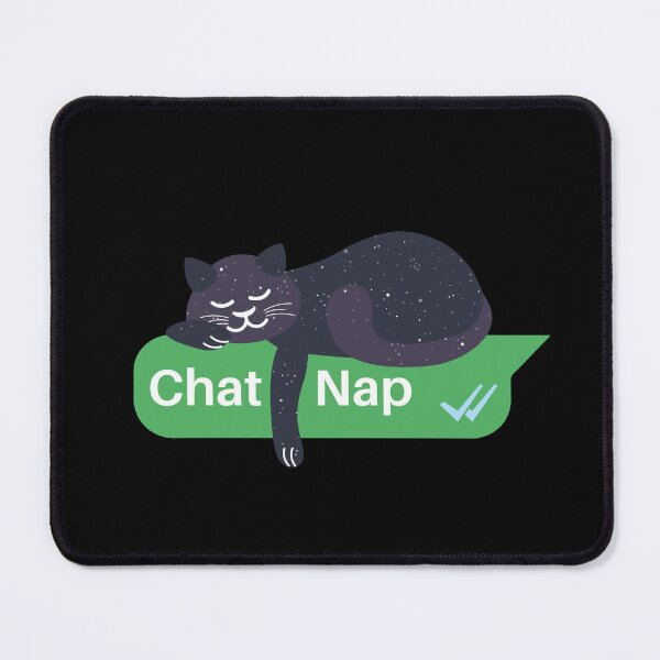 Item preview, Cosmic Cat sleeping on a Text Box | Catnap designed and sold by Fluffy-Vectors.
